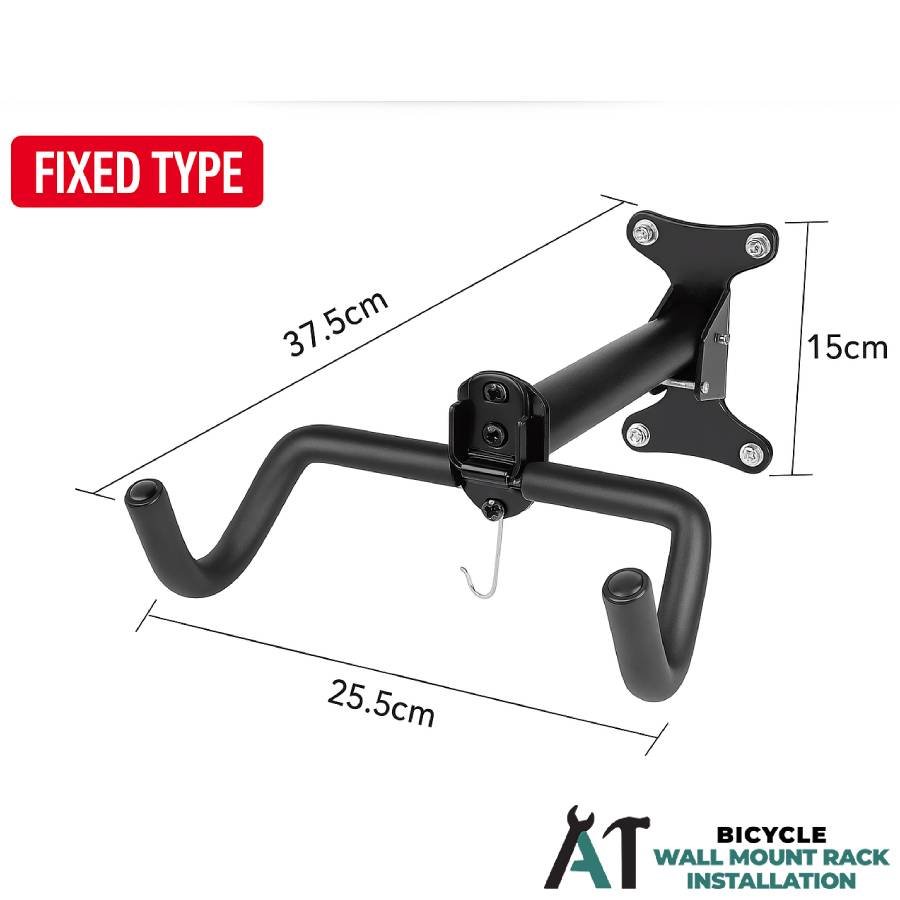 Fixed Bicycle Rack 2 product-fixed-bicycle-rack-a1-bicycle-wall-mount-rack-installation-singapore