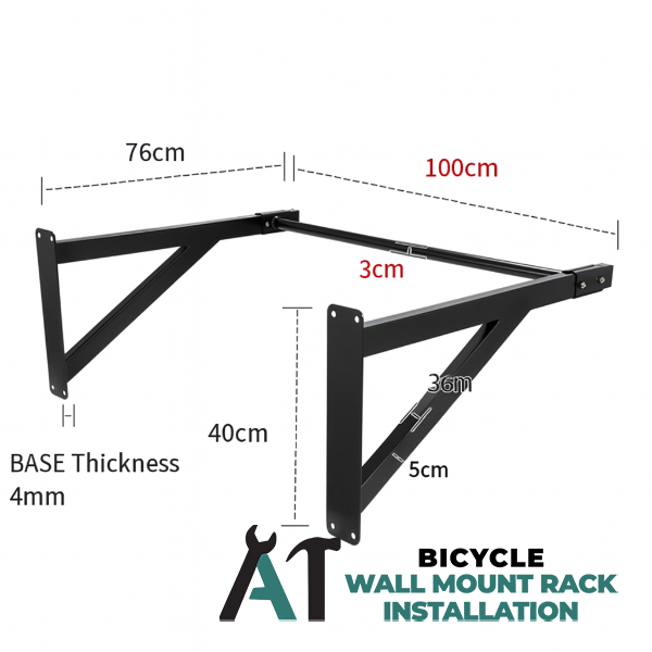 heavy-duty-wide-pull-up-bar-a1-bicycle-wall-mount-rack-installation-singapore-5