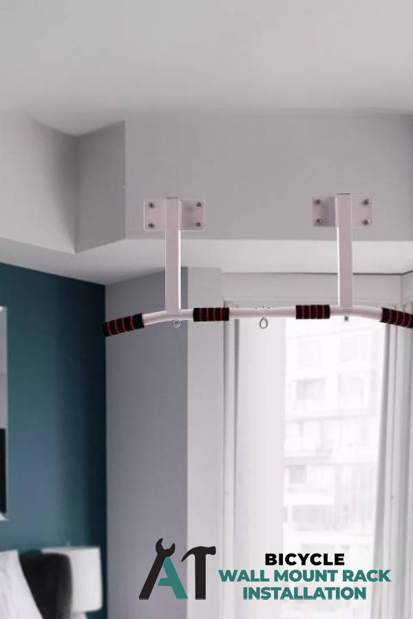 side wall mounted pull up bar a1 bicycle wall mount rack installation singapore 6